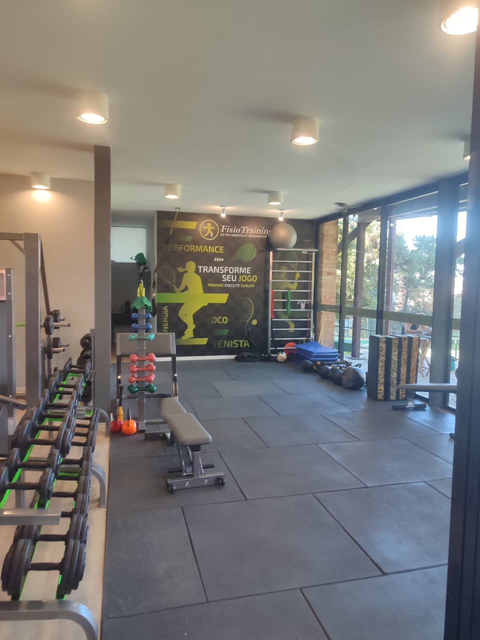 Área de musculação da unidade Morumbi