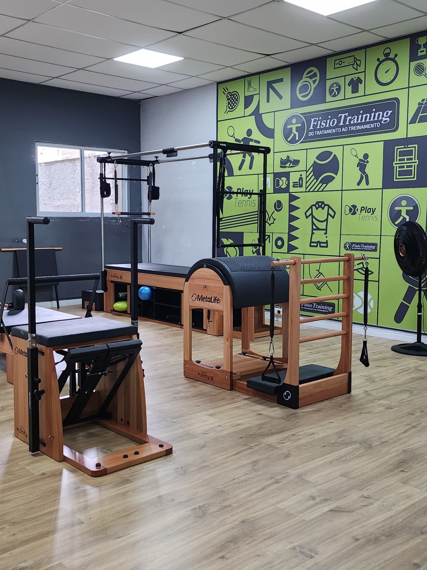 Sala de pilates da unidade Campo Belo